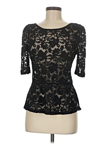 White House Black Market Short Sleeve Blouse (view 1)