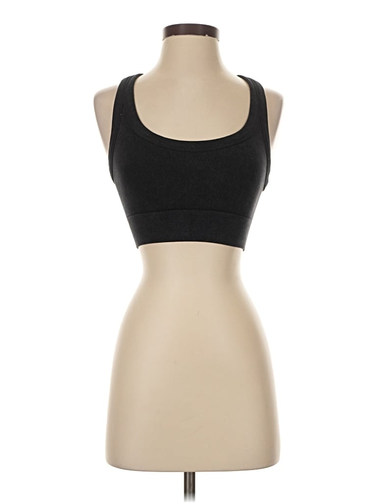 Pre-owned Free People Sports Bra In Black