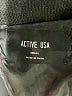 Active USA 100% Polyester Argyle Black Jacket Size S - photo 6