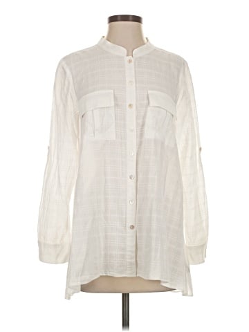 Aryn K. Long Sleeve Blouse (view 1)