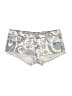 Almost Famous Paisley Ivory Denim Shorts Size 9 - photo 1