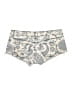 Almost Famous Paisley Ivory Denim Shorts Size 9 - photo 2