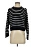 T Tahari Stripes Black Blue Pullover Sweater Size S (estimated) - photo 1