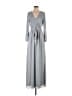 Sugar Lips 100% Polyester Gray Casual Dress Size XS - photo 1