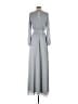 Sugar Lips 100% Polyester Gray Casual Dress Size XS - photo 2