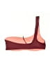 Solid & Striped Solid Burgundy Swimsuit Top Size XS - photo 2