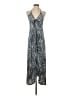Assorted Brands Animal Print Silver Casual Dress Size XS (estimated) - photo 1