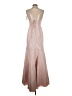 Dessy Collection 100% Polyester Tan Pink Cocktail Dress Size 0 - photo 2