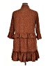 Unbranded 100% Polyester Brown Casual Dress Size XL - photo 2