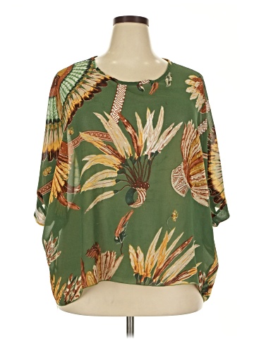 Lavish 3/4 Sleeve Blouse (view 1)