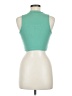 Shein Green Sleeveless Top Size 6 - photo 2