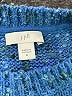J.Jill Tweed Blue Pullover Sweater Size M - photo 7