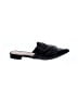 Pure Navy 100% Leather Black Mule/Clog Size 6 - photo 1