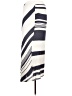 Cha Cha Vente 100% Rayon Stripes Ivory Casual Skirt Size L - photo 1
