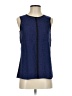 Ann Taylor LOFT 100% Polyester Blue Sleeveless Blouse Size XS - photo 1