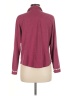 Eileen West Burgundy Long Sleeve Button-Down Shirt Size M - photo 2
