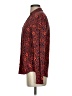 QMack Animal Print Red Long Sleeve Blouse Size S - photo 5