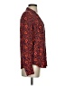 QMack Animal Print Red Long Sleeve Blouse Size S - photo 4