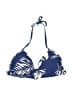 Venus 100% Spandex Print Blue Swimsuit Top Size S - photo 1