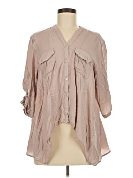 Assorted Brands 3/4 Sleeve Button Down Shirt