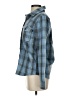 O'Neill 100% Polyester Plaid Blue Long Sleeve Blouse Size XS - photo 5