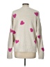 Splendid Hearts Ivory Pullover Sweater Size L - photo 2