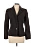 dalia Stripes Brown Black Blazer Size 6 - photo 1