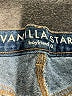 Vanilla Star 100% Cotton Stars Blue Denim Shorts Size 0 - photo 3