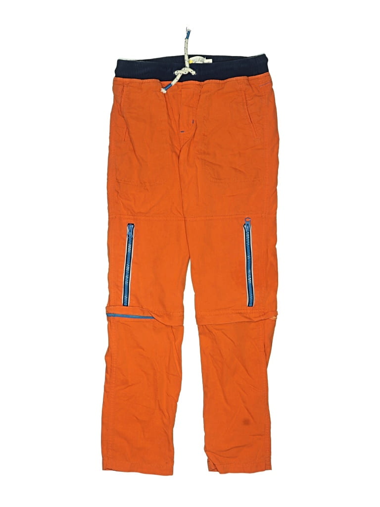 Pre-owned Mini Boden Kids' Cargo Pants In Orange