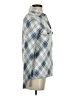 Max Studio Argyle Blue Long Sleeve Button-Down Shirt Size XS - photo 4