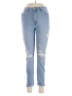 Just Black Hearts Blue Jeans Size 28 waist - photo 1