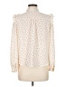 Pinch 100% Polyester Polka Dots Ivory Long Sleeve Blouse Size M - photo 2