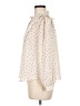 Pinch 100% Polyester Polka Dots Ivory Long Sleeve Blouse Size M - photo 5