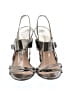 Emporio Armani Metallic Silver Brown Sandals Size EU 38 - photo 2