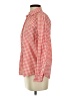 Joe Fresh 100% Cotton Checkered-gingham Orange Long Sleeve Button-Down Shirt Size XS - photo 5
