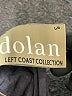 Left Coast by Dolan Color Block Gray Tan Long Sleeve Top Size S - photo 7