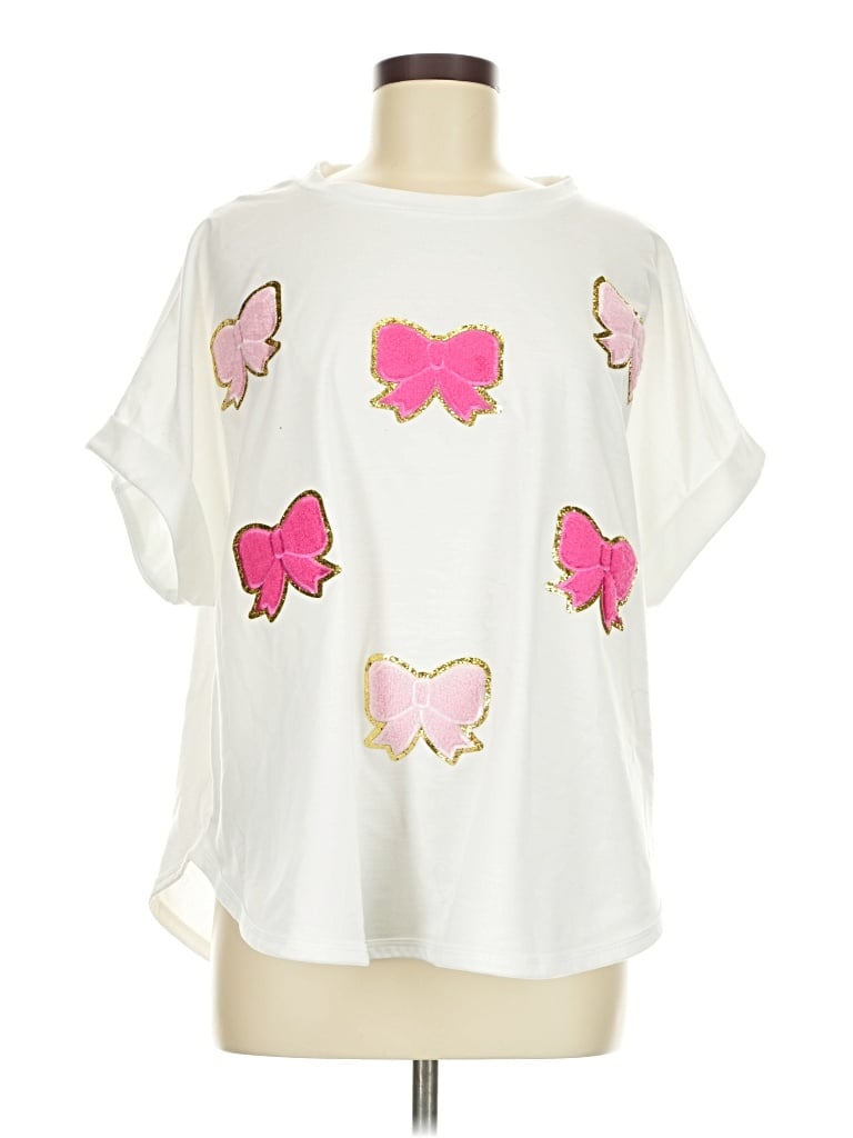 Pre-owned Bibi Short Sleeve T-shirt In White