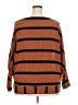 Hailey & Co. Stripes Brown Pullover Sweater Size 3X - photo 2