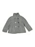 Baby Gap 100% Cotton Chevron-herringbone Gray Coat Size 3T - photo 1