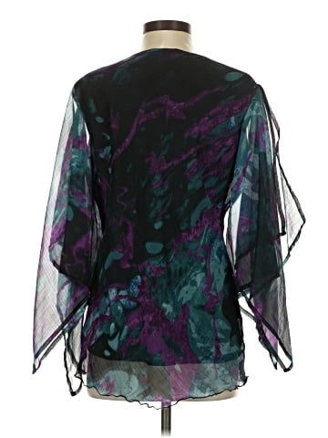 Metrostyle 3/4 Sleeve Blouse (view 2)