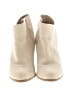 Just Fab Ivory Ankle Boots Size 6 - photo 2