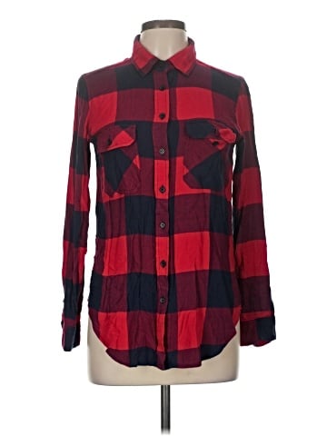 Buttons Long Sleeve Button-Down Shirt (view 1)