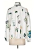 Unbranded 100% Polyester Floral White 3/4 Sleeve Blouse Size S - photo 2