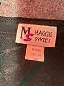 Maggie Sweet 100% Polyester Black Short Sleeve Top Size L - photo 7