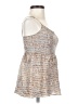 Broadway & Broome 100% Silk Silver Sleeveless Top Size 0 - photo 4