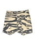 Adika Animal Print Gold Khaki Shorts Size M - photo 2