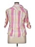 Croft & Barrow 100% Cotton Color Block Pink 3/4 Sleeve Button-Down Shirt Size XL - photo 2