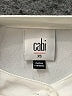 CAbi 100% Polyester White Sleeveless Blouse Size XS - photo 7