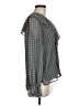 Ann Taylor LOFT 100% Polyester Gray Long Sleeve Blouse Size M - photo 4
