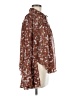 Dress Forum 100% Polyester Brown Long Sleeve Blouse Size M - photo 4